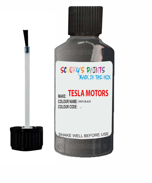Paint For Tesla Model Y Onyx Black Code X Touch Up Scratch Stone Chip Repair