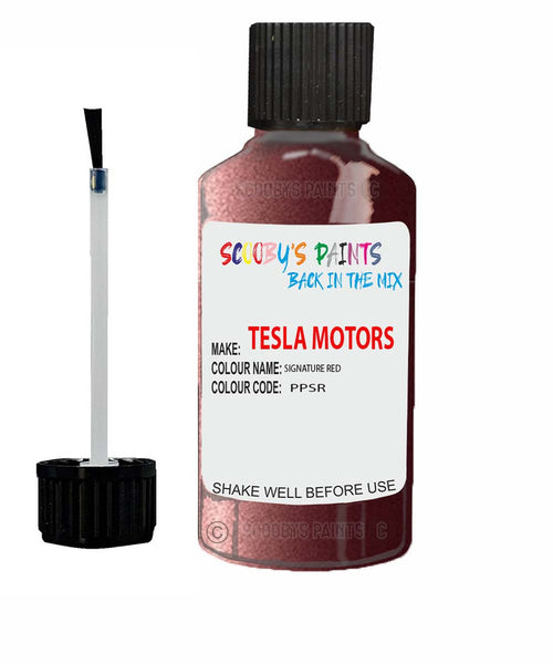 Paint For Tesla Model Y Signature Red Code Ppsr Touch Up Scratch Stone Chip Repair
