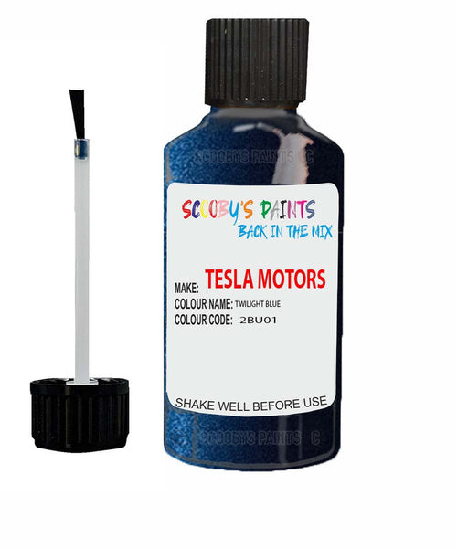 Paint For Tesla Model Y Twilight Blue Code 2Bu01 Touch Up Scratch Stone Chip Repair