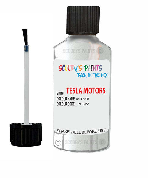 Paint For Tesla Model 3 White Water Code Ppsw Touch Up Scratch Stone Chip Repair