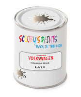 spray gun 2 pack paint Volkswagen Titanium Beige Code: La1X