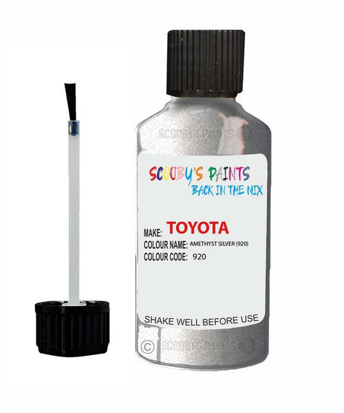 toyota celica amethyst silver code 920 touch up paint 1990 1991 Scratch Stone Chip Repair 