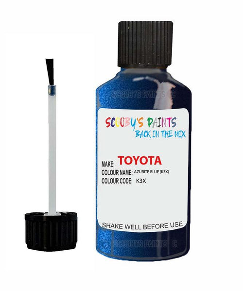 toyota gt86 azurite blue code k3x touch up paint 2015 2020 Scratch Stone Chip Repair 