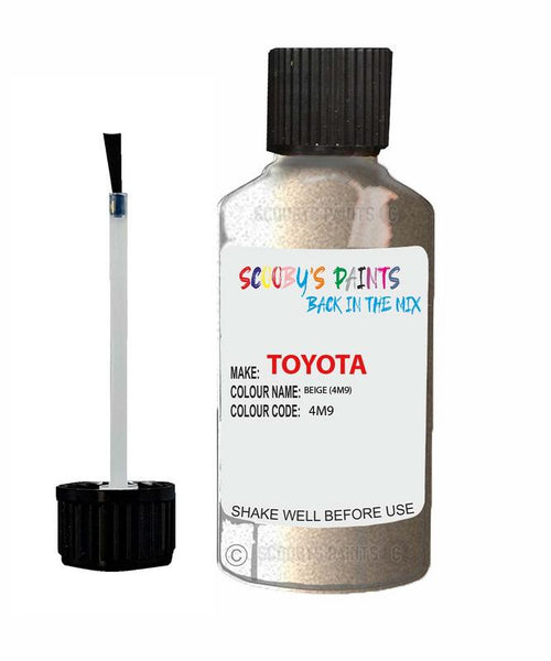 toyota corolla beige code 4m9 touch up paint 1994 2007 Scratch Stone Chip Repair 