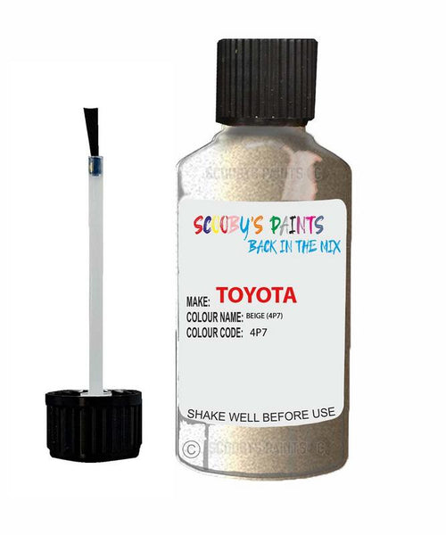 toyota corolla beige code 4p7 touch up paint 1998 2005 Scratch Stone Chip Repair 