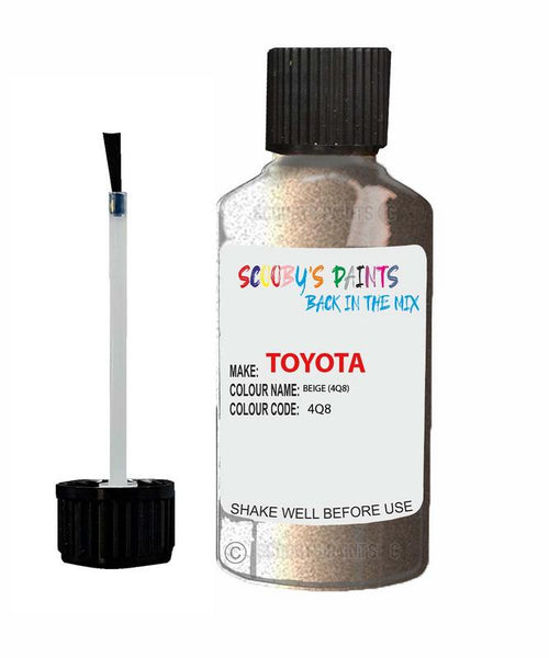 toyota camry beige code 4q8 touch up paint 2001 2008 Scratch Stone Chip Repair 