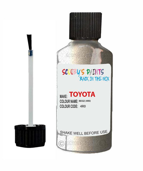 toyota yaris beige code 4r0 touch up paint 2002 2019 Scratch Stone Chip Repair 