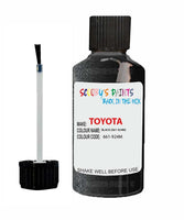 toyota starlet black code 661 924m touch up paint 1990 2002 Scratch Stone Chip Repair 