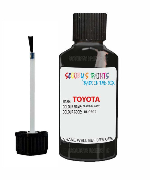 toyota avensis black code bu0502 touch up paint 2004 2005 Scratch Stone Chip Repair 