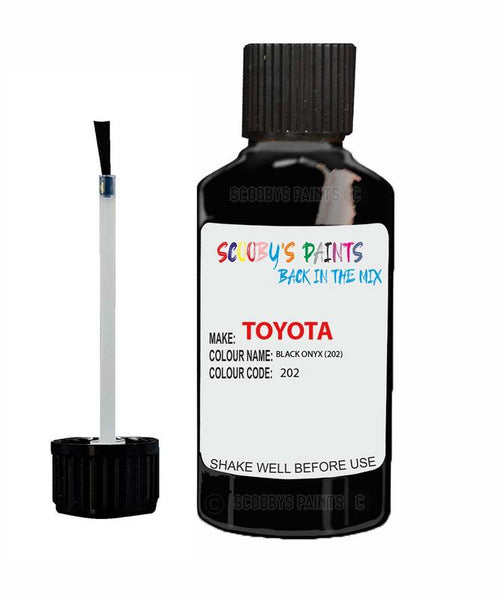 toyota land cruiser black onyx code 202 touch up paint 1990 2019 Scratch Stone Chip Repair 