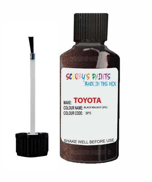 toyota camry black walnut code 3p5 touch up paint 2001 2005 Scratch Stone Chip Repair 