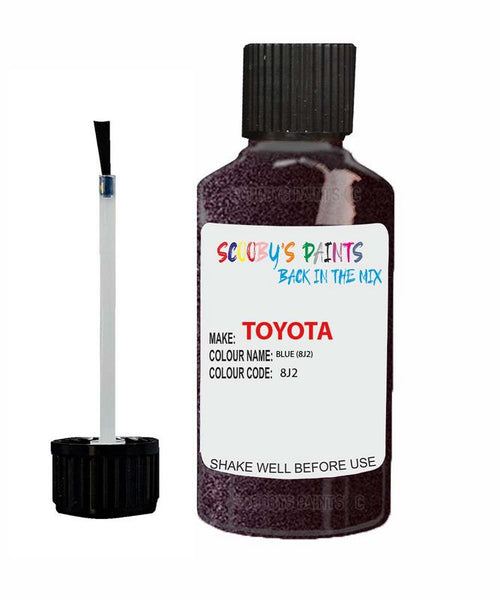 toyota paseo blue code 8j2 touch up paint 1990 2002 Scratch Stone Chip Repair 