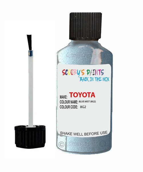 toyota celica blue mist code 8g2 touch up paint 1990 1995 Scratch Stone Chip Repair 