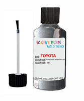 toyota mr2 bluish gray argentum code 187 touch up paint 1991 1993 Scratch Stone Chip Repair 