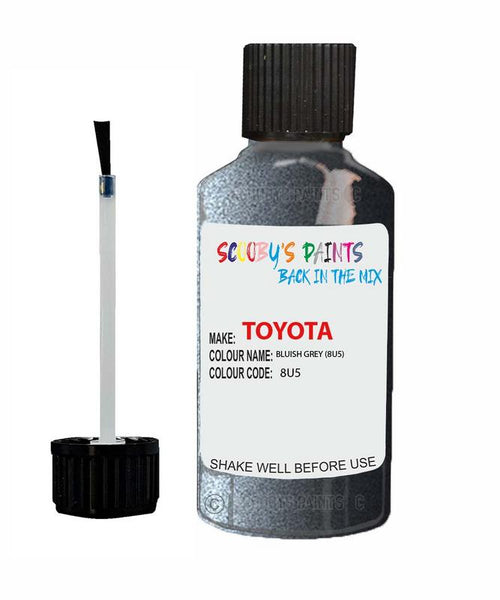 toyota avensis bluish grey code 8u5 touch up paint 2008 2015 Scratch Stone Chip Repair 