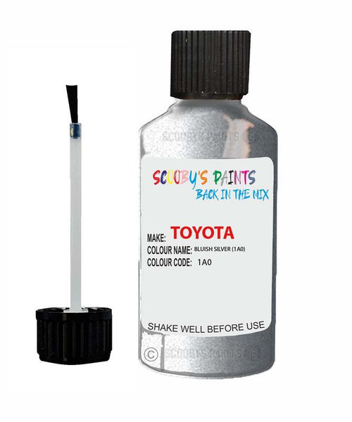 toyota paseo bluish silver code 1a0 touch up paint 1993 2008 Scratch Stone Chip Repair 