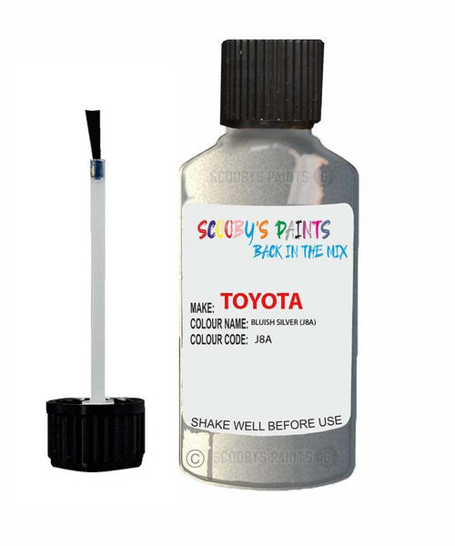 toyota iq bluish silver code j8a touch up paint 2013 2014 Scratch Stone Chip Repair 