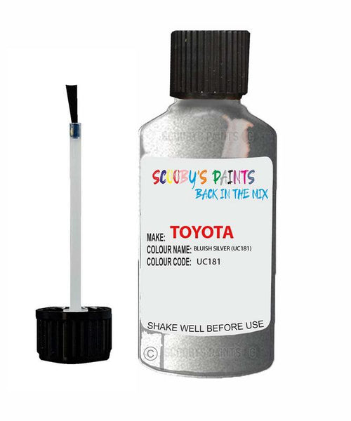 toyota celica bluish silver code uc181 touch up paint 1990 2003 Scratch Stone Chip Repair 