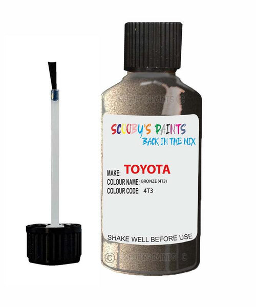 toyota aygo bronze code 4t3 touch up paint 2007 2019 Scratch Stone Chip Repair 