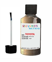 toyota avensis brown code 4q9 touch up paint 2003 2007 Scratch Stone Chip Repair 