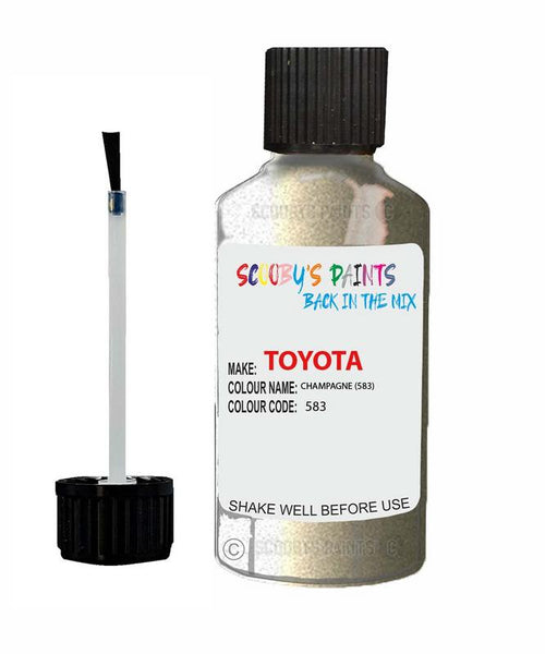 toyota verso champagne code 583 touch up paint 1999 2006 Scratch Stone Chip Repair 