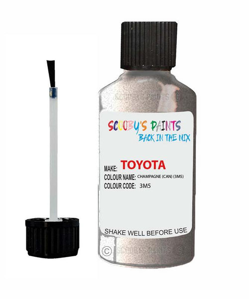 toyota corolla champagne can code 3m5 touch up paint 1998 2003 Scratch Stone Chip Repair 