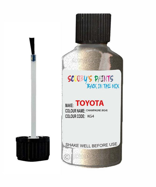 toyota avensis champagne code kg4 touch up paint 2000 2018 Scratch Stone Chip Repair 