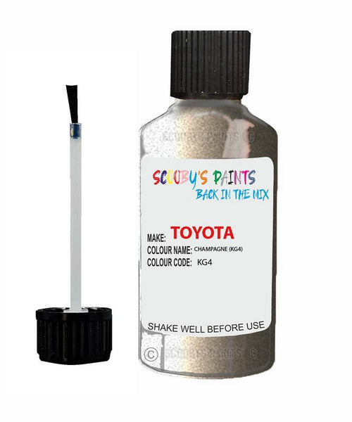 toyota corolla champagne code kg4 touch up paint 2000 2018 Scratch Stone Chip Repair 