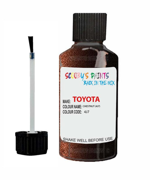 toyota supra chestnut code 4j7 touch up paint 1990 1991 Scratch Stone Chip Repair 