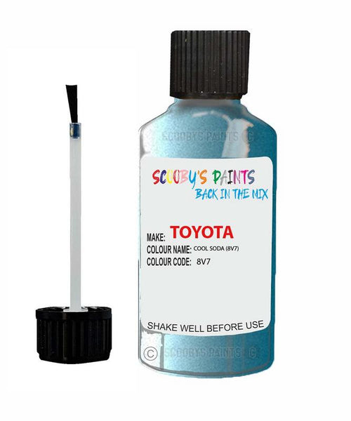 toyota prius cool soda code 8v7 touch up paint 2010 2017 Scratch Stone Chip Repair 