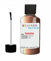toyota corolla copper code 4t4 touch up paint 2006 2008 Scratch Stone Chip Repair 
