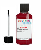 toyota camry crimson red code 3j6 touch up paint 1990 2008 Scratch Stone Chip Repair 