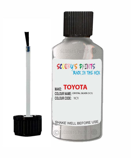 toyota paseo crystal silver code 1c1 touch up paint 1998 2002 Scratch Stone Chip Repair 