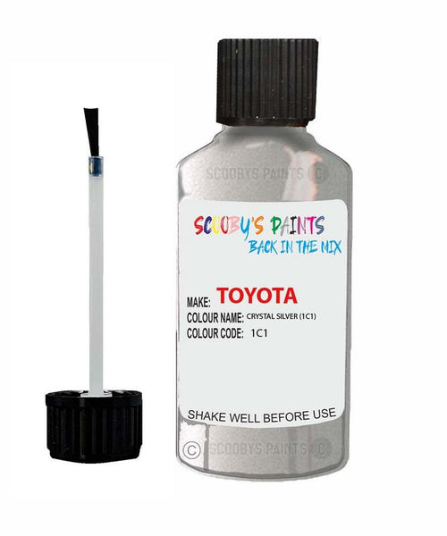 toyota corolla crystal silver code 1c1 touch up paint 1998 2002 Scratch Stone Chip Repair 