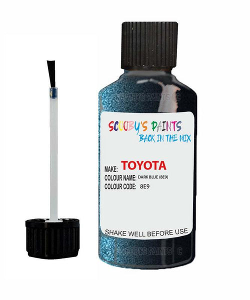 toyota carina dark blue code 8000000000 touch up paint 1990 2011 Scratch Stone Chip Repair 