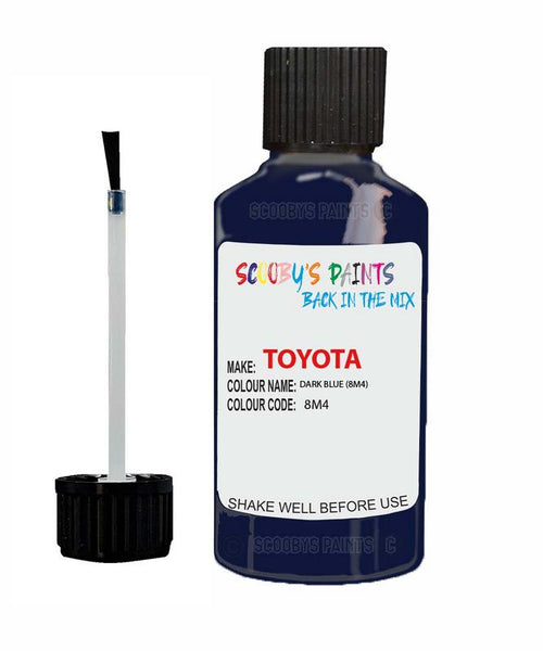 toyota avensis dark blue code 8m4 touch up paint 1997 2002 Scratch Stone Chip Repair 