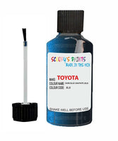 toyota camry dark blue graphite code 8l8 touch up paint 1996 2002 Scratch Stone Chip Repair 