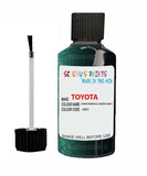 toyota camry dark emerald green code 6m1 touch up paint 1991 2002 Scratch Stone Chip Repair 
