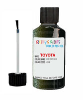 toyota land cruiser dark green code 6v4 touch up paint 2008 2016 Scratch Stone Chip Repair 