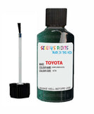 toyota corolla dark green code k79 touch up paint 1998 2009 Scratch Stone Chip Repair 