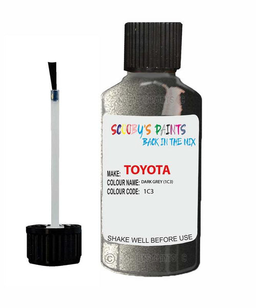 toyota camry dark grey code 1c3 touch up paint 1998 2008 Scratch Stone Chip Repair 