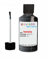 toyota verso dark grey code 100 touch up paint 2001 2008 Scratch Stone Chip Repair 