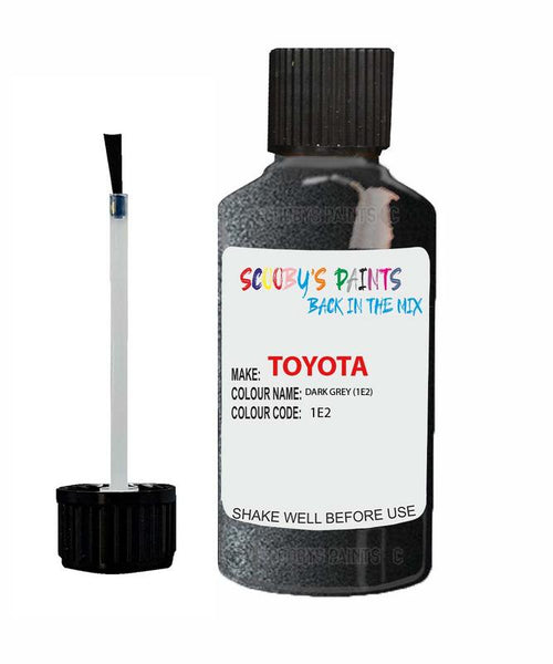 toyota verso dark grey code 100 touch up paint 2001 2008 Scratch Stone Chip Repair 