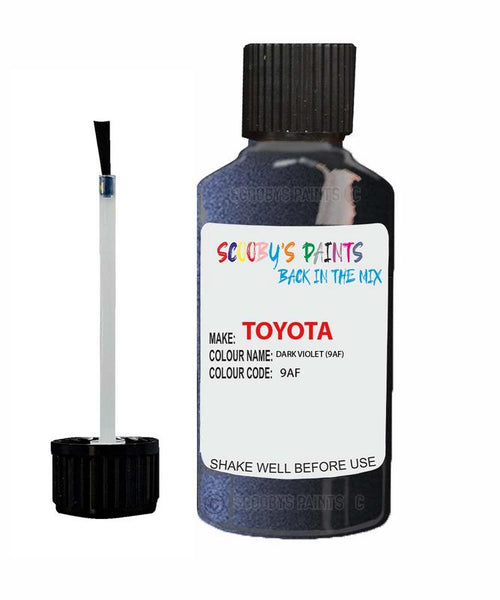 toyota yaris dark violet code 9af touch up paint 2007 2016 Scratch Stone Chip Repair 