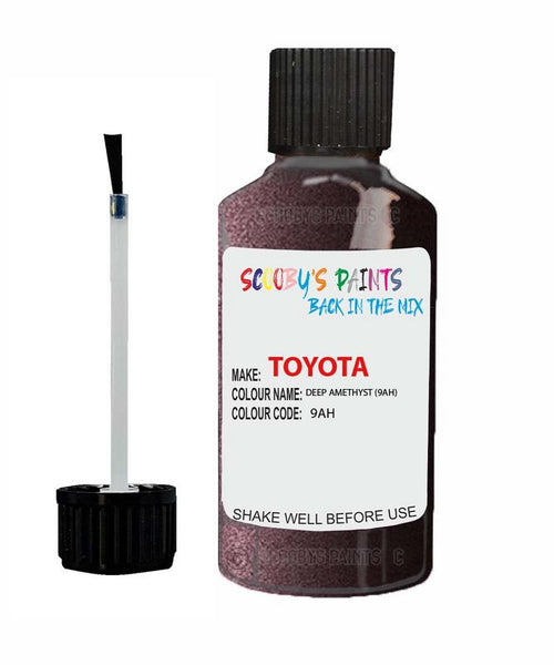 toyota corolla deep amethyst code 9ah touch up paint 2007 2019 Scratch Stone Chip Repair 