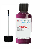 toyota rav4 deep bluish red code 3l7 touch up paint 1996 1997 Scratch Stone Chip Repair 