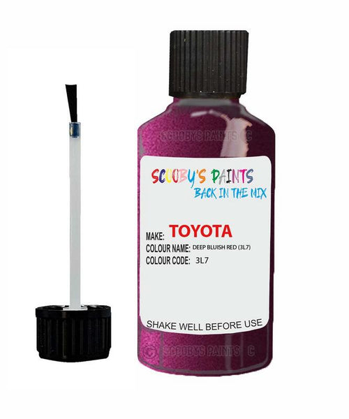 toyota rav4 deep bluish red code 3l7 touch up paint 1996 1997 Scratch Stone Chip Repair 
