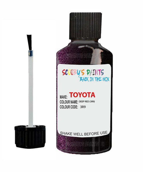toyota prius deep red code 3r9 touch up paint 2008 2019 Scratch Stone Chip Repair 