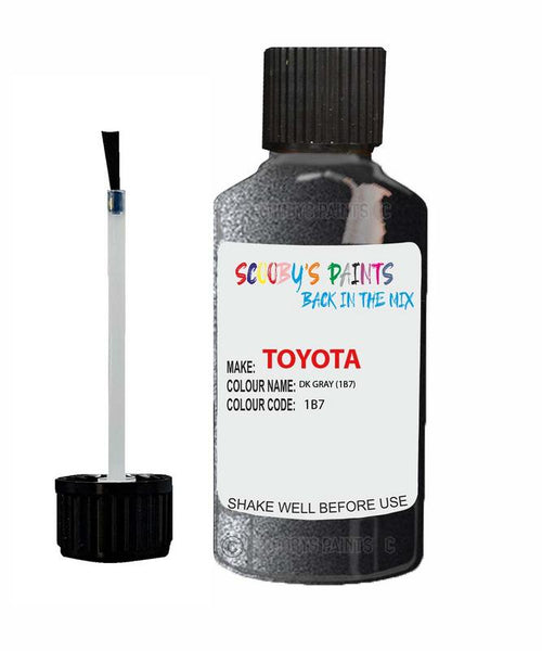 toyota avensis dk gray code 1b7 touch up paint 1998 2002 Scratch Stone Chip Repair 