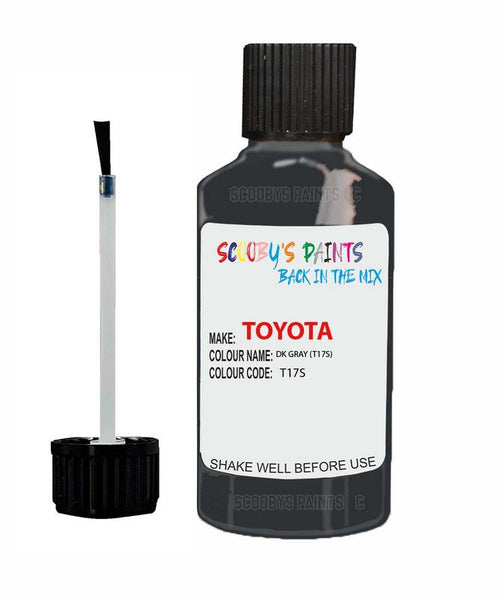 toyota land cruiser dk gray code t17s touch up paint 1991 1993 Scratch Stone Chip Repair 